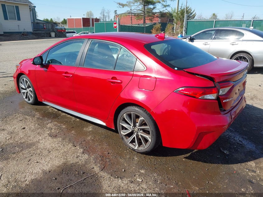 2021 Toyota Corolla VIN 5YFS4MCE0MP079340 IAAI salvage auction — FRONT & REAR, Salvage Title, sold $4,150 on 2026-08-02 (photo 3)
