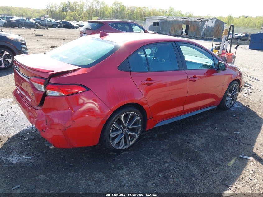 2021 Toyota Corolla VIN 5YFS4MCE0MP079340 IAAI salvage auction — FRONT & REAR, Salvage Title, sold $4,150 on 2026-08-02 (photo 4)