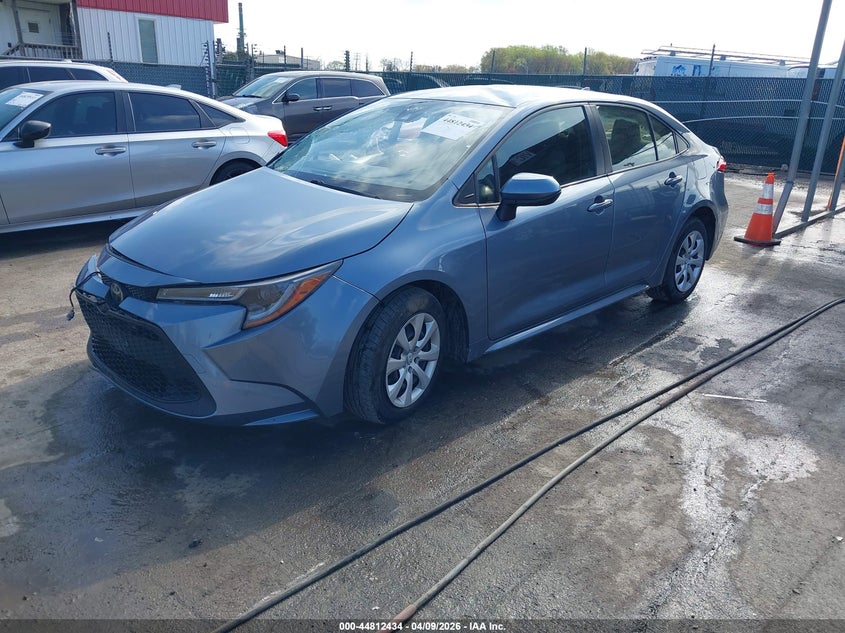 2022 Toyota Corolla VIN JTDEPMAE1N3005149 IAAI salvage auction — RIGHT SIDE, Salvage - Greater Than 75% (Maryland), sold $2,050 on 2026-07-30 (photo 2)