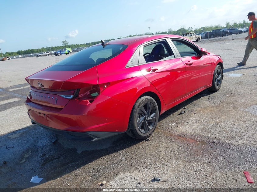 2023 Hyundai Elantra VIN 5NPLM4AG6PH104400 IAAI salvage auction — FRONT & REAR, Salvage Title, sold $2,250 on 2026-07-21 (photo 4)