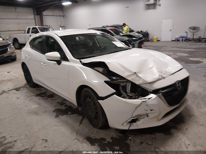 2014 Mazda 3 VIN JM1BM1K75E1202699 IAAI salvage auction — FRONT END, Salvage Title, sold $675 on 2026-07-23 (photo 1)