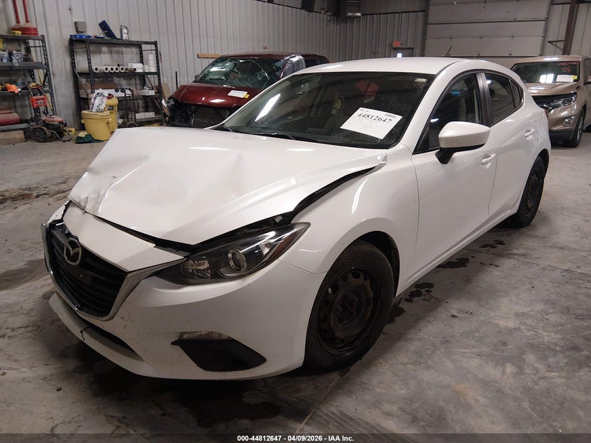 2014 Mazda 3 VIN JM1BM1K75E1202699 IAAI salvage auction — FRONT END, Salvage Title, sold $675 on 2026-07-23 (photo 2)
