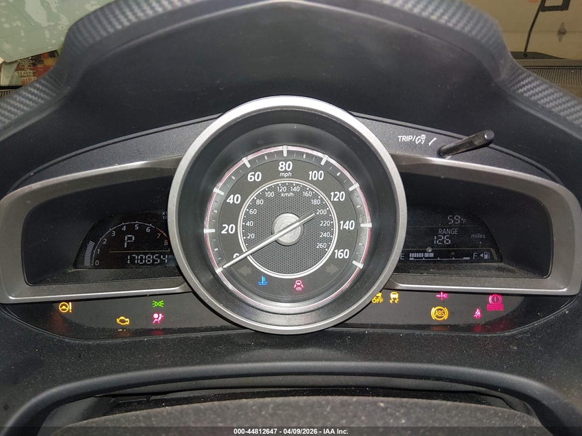 2014 Mazda 3 VIN JM1BM1K75E1202699 IAAI salvage auction — FRONT END, Salvage Title, sold $675 on 2026-07-23 (photo 7)