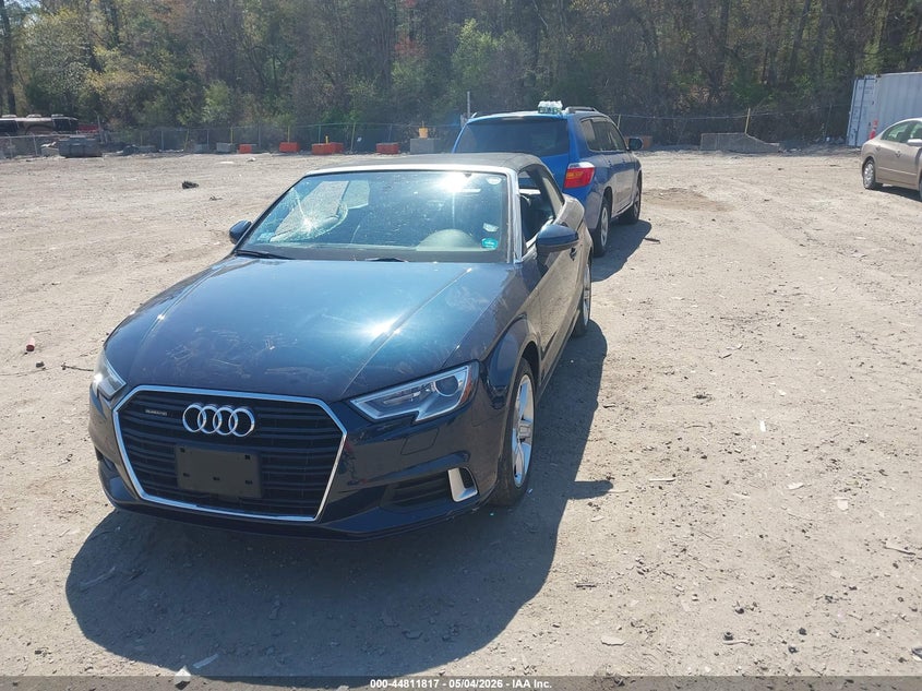 2018 Audi A3 VIN WAU78LFF0J1023016 IAAI salvage auction — VANDALISM, Salvage (Massachusetts), sold $5,825 on 2026-07-07 (photo 2)