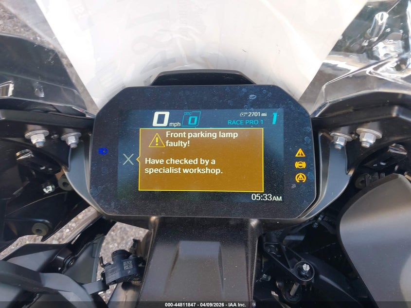 2025 BMW S 1000 VIN WB10P2308S6L16861 IAAI salvage auction — FRONT END, Salvage (Texas), sold $13,250 on 2026-07-07 (photo 7)
