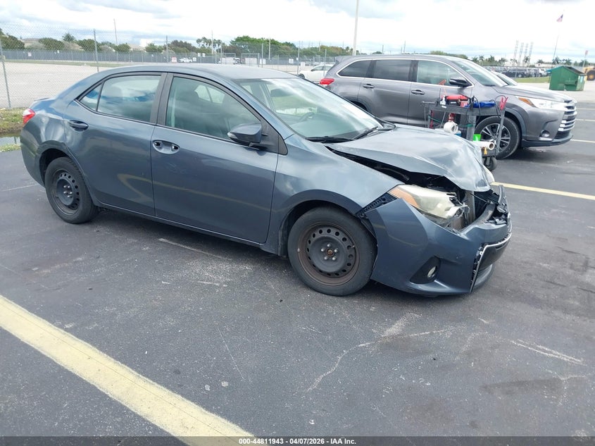 2016 Toyota Corolla VIN 5YFBURHE1GP449995 IAAI salvage auction — FRONT END, Rebuildable (Florida), sold $3,100 on 2026-07-23 (photo 1)