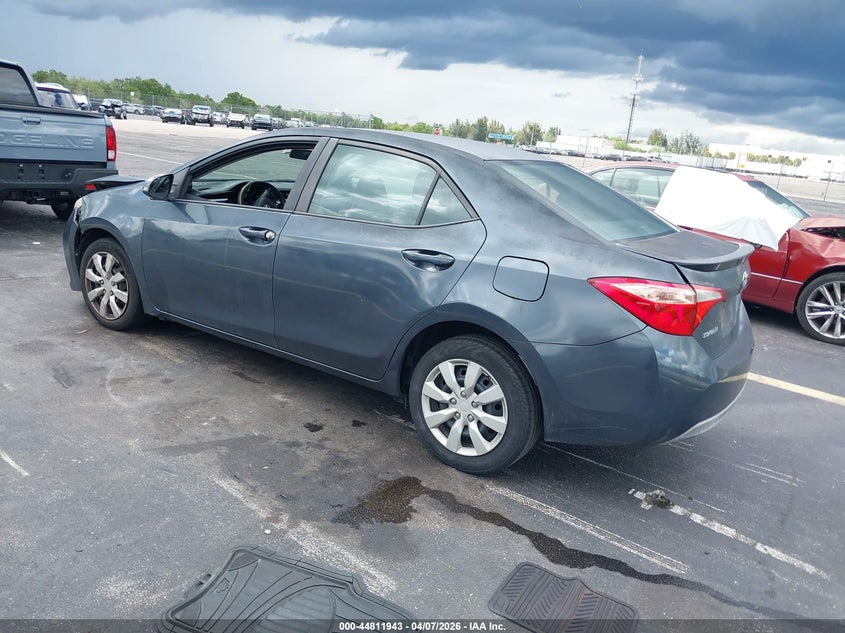 2016 Toyota Corolla VIN 5YFBURHE1GP449995 IAAI salvage auction — FRONT END, Rebuildable (Florida), sold $3,100 on 2026-07-23 (photo 3)