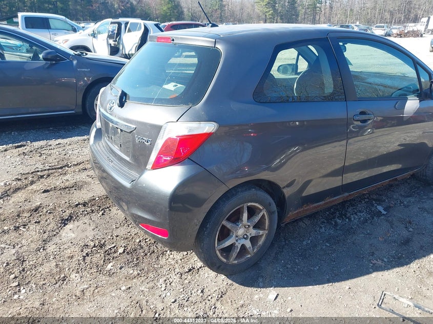 2012 Toyota Yaris VIN JTDJTUD39CD500663 IAAI salvage auction — LEFT FRONT, Clear (New York), sold $375 on 2026-07-14 (photo 4)
