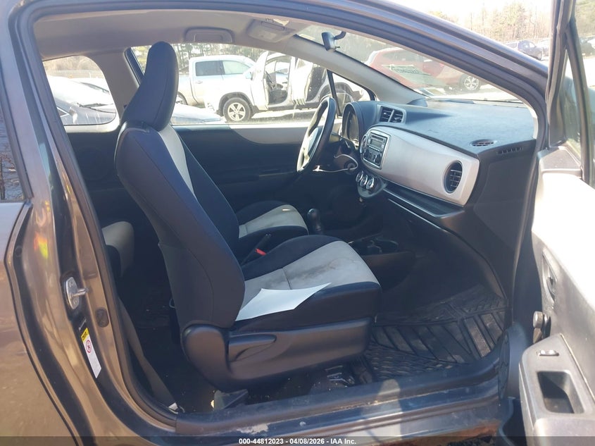 2012 Toyota Yaris VIN JTDJTUD39CD500663 IAAI salvage auction — LEFT FRONT, Clear (New York), sold $375 on 2026-07-14 (photo 5)