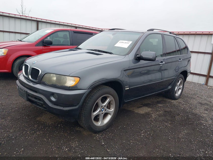 2003 BMW X5 VIN 5UXFA53573LW24066 IAAI salvage auction — FRONT END, Bill Of Sale (Washington), sold $100 on 2026-07-14 (photo 2)