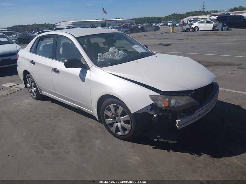 2008 Subaru Impreza VIN JF1GE61618H525772 IAAI salvage auction — LEFT FRONT, Salvage (North Carolina), sold $225 on 2026-07-29 (photo 1)