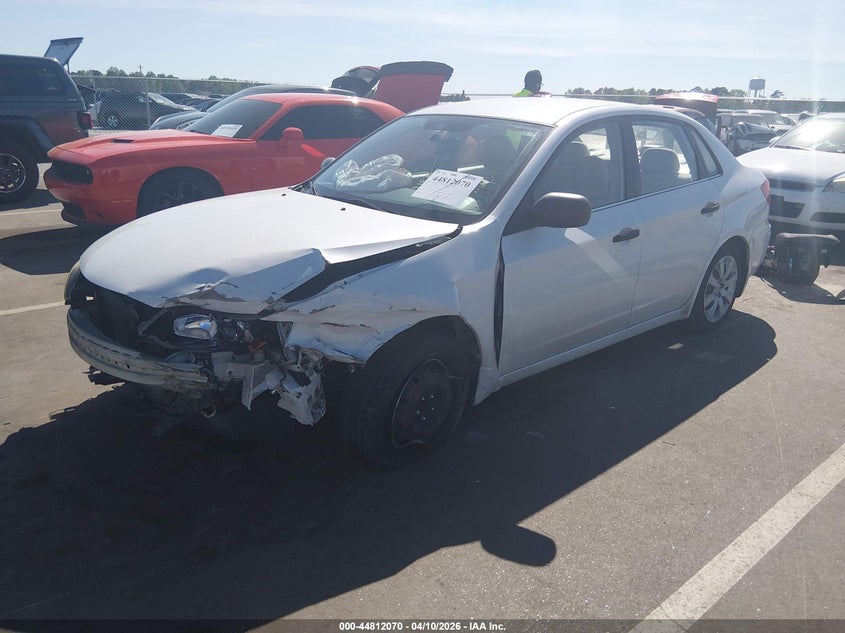 2008 Subaru Impreza VIN JF1GE61618H525772 IAAI salvage auction — LEFT FRONT, Salvage (North Carolina), sold $225 on 2026-07-29 (photo 2)