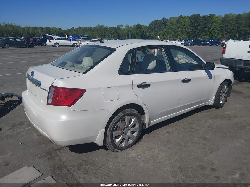 2008 Subaru Impreza VIN JF1GE61618H525772 IAAI salvage auction — LEFT FRONT, Salvage (North Carolina), sold $225 on 2026-07-29 (photo 4)