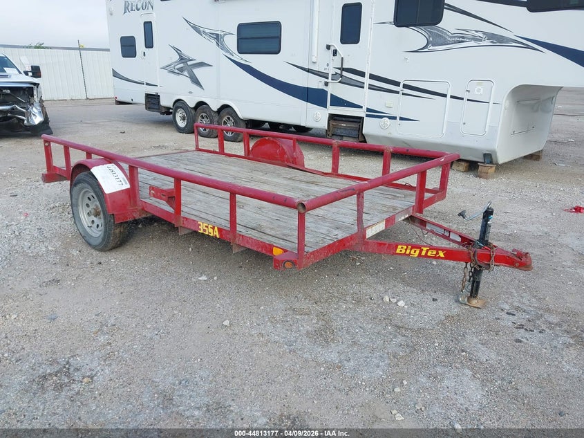 2015 Big tex trailer co inc Utility VIN 16VAX1214F2015453 IAAI salvage auction — SIDE, Bill Of Sale (Texas), sold $300 on 2026-09-16 (photo 1)