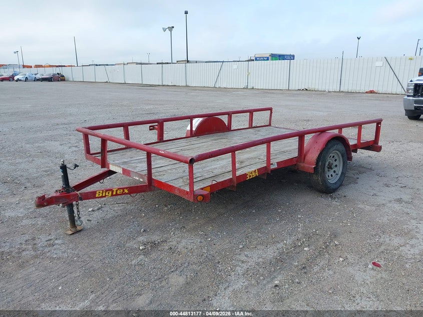2015 Big tex trailer co inc Utility VIN 16VAX1214F2015453 IAAI salvage auction — SIDE, Bill Of Sale (Texas), sold $300 on 2026-09-16 (photo 2)