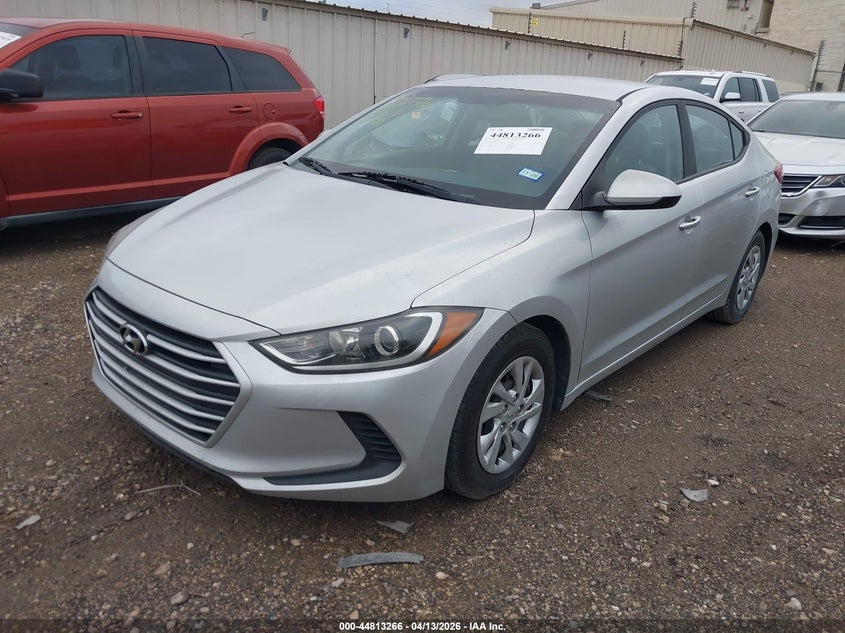 2017 Hyundai Elantra VIN KMHD74LF2HU396761 IAAI salvage auction — THEFT, Original (Texas), sold $2,925 on 2026-07-13 (photo 2)