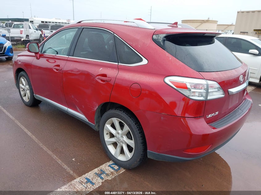 2010 Lexus Rx VIN JTJBK1BA1A2413711 IAAI salvage auction — WATER/FLOOD, Salvage (Hawaii), sold $1,350 on 2026-07-28 (photo 3)