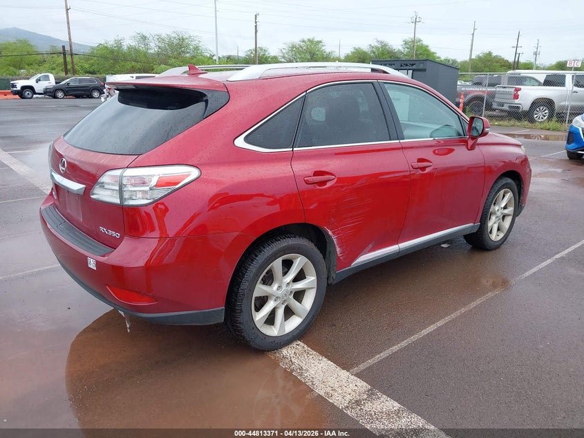 2010 Lexus Rx VIN JTJBK1BA1A2413711 IAAI salvage auction — WATER/FLOOD, Salvage (Hawaii), sold $1,350 on 2026-07-28 (photo 4)