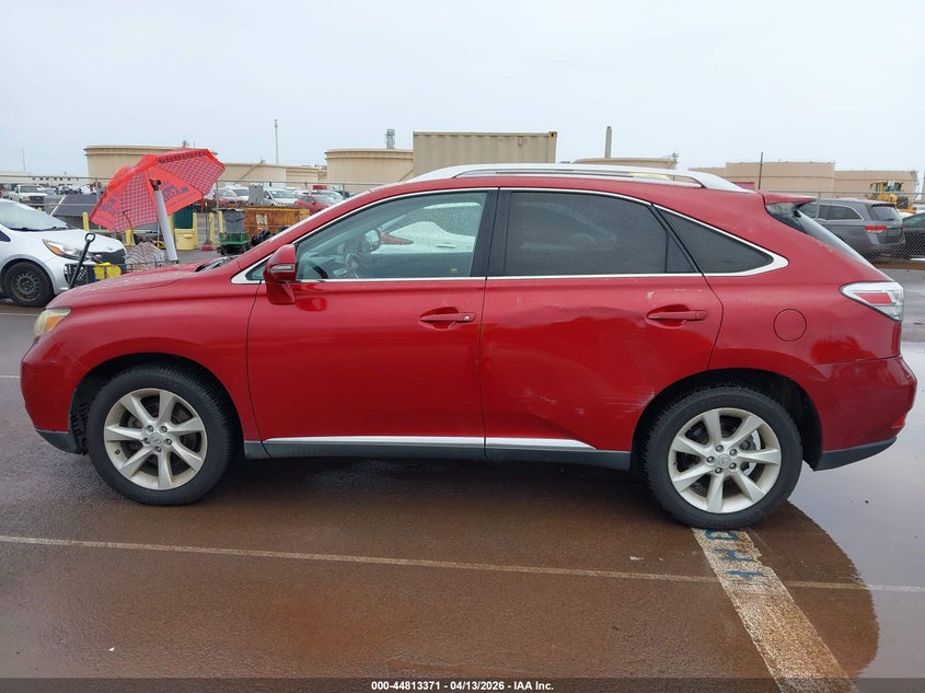 2010 Lexus Rx VIN JTJBK1BA1A2413711 IAAI salvage auction — WATER/FLOOD, Salvage (Hawaii), sold $1,350 on 2026-07-28 (photo 6)