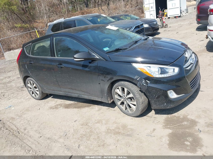 2017 Hyundai Accent VIN KMHCU5AE3HU355995 IAAI salvage auction — UNDERCARRIAGE, Salvage Title, sold $900 on 2026-07-28 (photo 1)