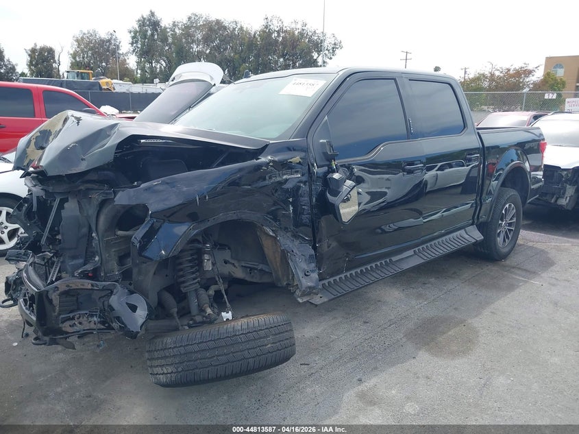 2018 Ford F-150 VIN 1FTEW1EP6JKD08666 IAAI salvage auction — FRONT END, Salvage Title, sold $3,150 on 2026-07-09 (photo 2)