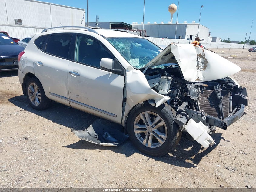2013 Nissan Rogue VIN JN8AS5MV6DW136125 IAAI salvage auction — RIGHT FRONT, Wait Title, sold $75 on 2026-07-23 (photo 1)