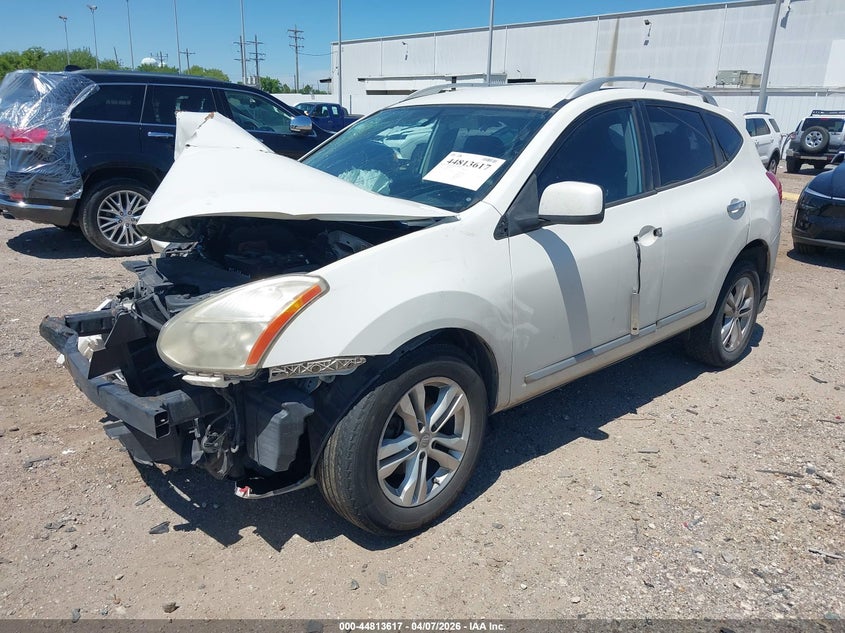 2013 Nissan Rogue VIN JN8AS5MV6DW136125 IAAI salvage auction — RIGHT FRONT, Wait Title, sold $75 on 2026-07-23 (photo 2)