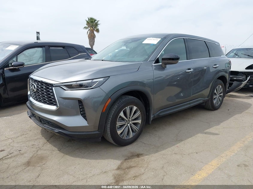 2025 Infiniti Qx60 VIN 5N1AL1ER0SC346555 IAAI salvage auction — RIGHT SIDE, Salvage Title, sold $15,300 on 2026-07-15 (photo 2)