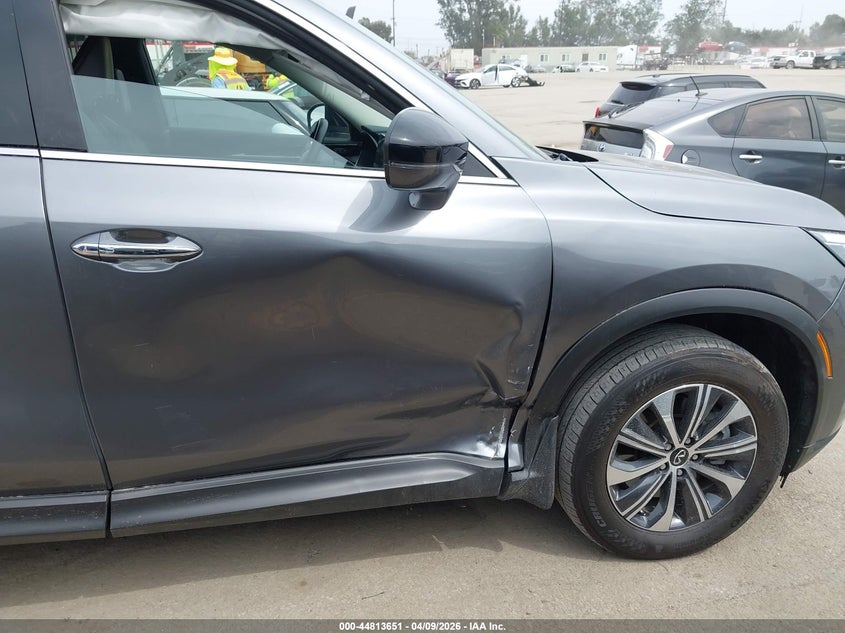 2025 Infiniti Qx60 VIN 5N1AL1ER0SC346555 IAAI salvage auction — RIGHT SIDE, Salvage Title, sold $15,300 on 2026-07-15 (photo 6)