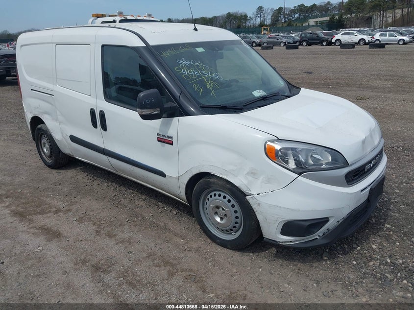 2022 Ram Promaster city VIN ZFBHRFAB6N6W57162 IAAI salvage auction — FRONT & REAR, Clear (New York), sold $9,950 on 2026-07-07 (photo 1)