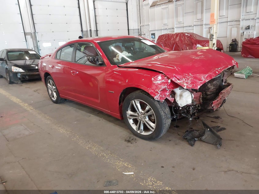 2013 Dodge Charger VIN 2C3CDXDTXDH598036 IAAI salvage auction — FRONT END, Salvage Title, sold $1,100 on 2026-09-24 (photo 1)