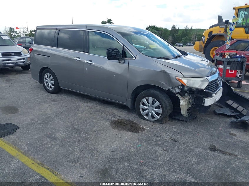 2012 Nissan Quest VIN JN8AE2KP8C9031495 IAAI salvage auction — LEFT & RIGHT, Salvage Title, sold $500 on 2026-07-16 (photo 1)