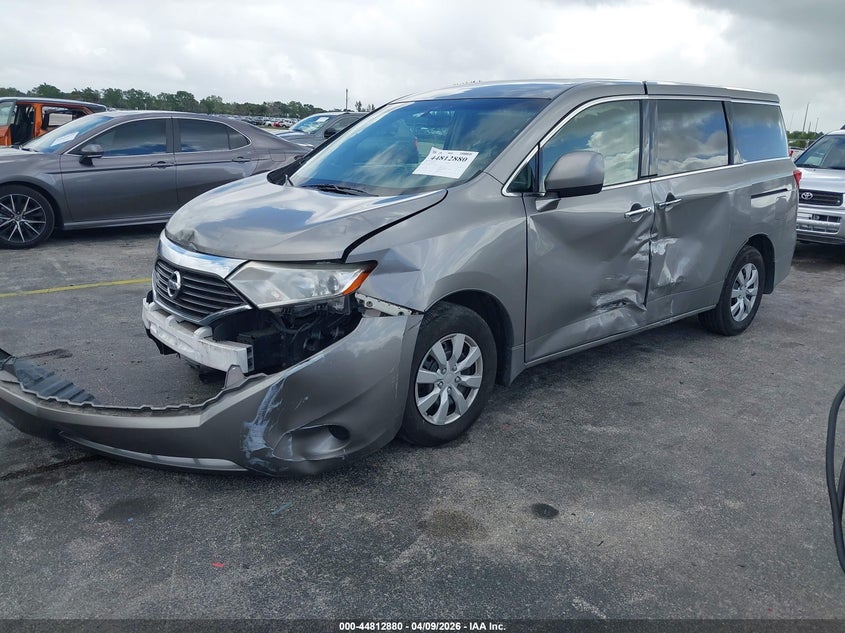 2012 Nissan Quest VIN JN8AE2KP8C9031495 IAAI salvage auction — LEFT & RIGHT, Salvage Title, sold $500 on 2026-07-16 (photo 2)