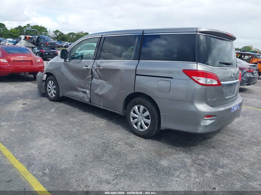 2012 Nissan Quest VIN JN8AE2KP8C9031495 IAAI salvage auction — LEFT & RIGHT, Salvage Title, sold $500 on 2026-07-16 (photo 3)