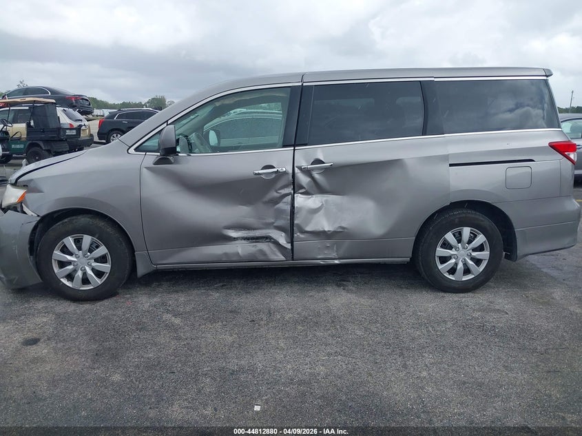 2012 Nissan Quest VIN JN8AE2KP8C9031495 IAAI salvage auction — LEFT & RIGHT, Salvage Title, sold $500 on 2026-07-16 (photo 6)