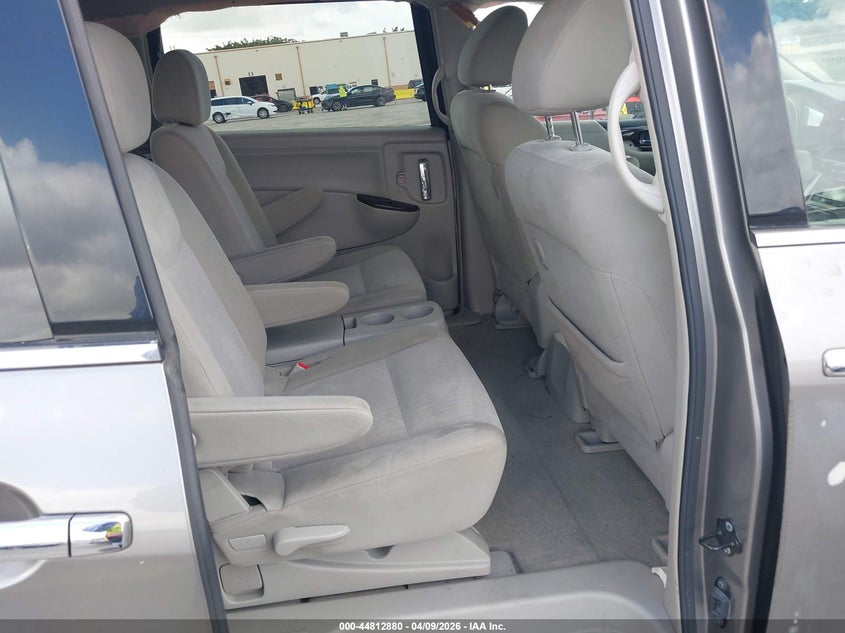 2012 Nissan Quest VIN JN8AE2KP8C9031495 IAAI salvage auction — LEFT & RIGHT, Salvage Title, sold $500 on 2026-07-16 (photo 8)