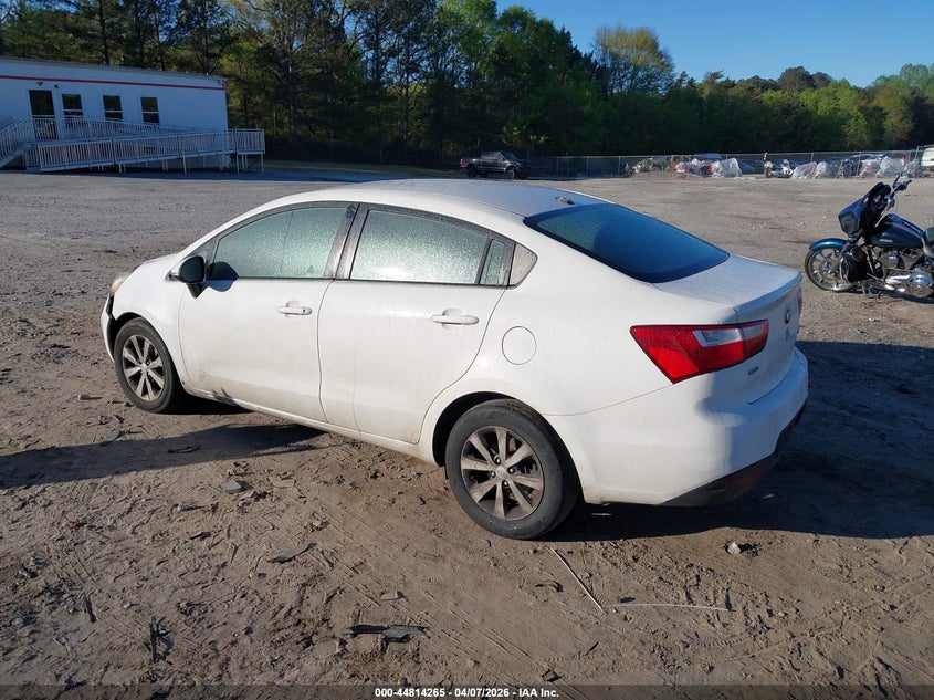 2014 Kia Rio VIN KNADN4A35E6397788 IAAI salvage auction — FRONT END, Salvage Title, sold $275 on 2026-07-17 (photo 3)