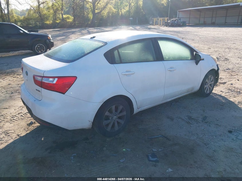 2014 Kia Rio VIN KNADN4A35E6397788 IAAI salvage auction — FRONT END, Salvage Title, sold $275 on 2026-07-17 (photo 4)