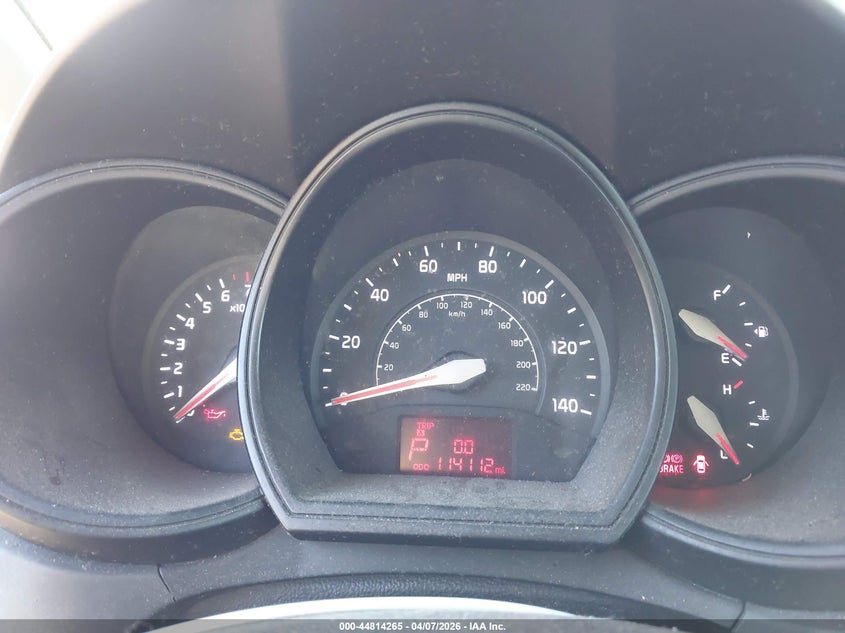 2014 Kia Rio VIN KNADN4A35E6397788 IAAI salvage auction — FRONT END, Salvage Title, sold $275 on 2026-07-17 (photo 7)