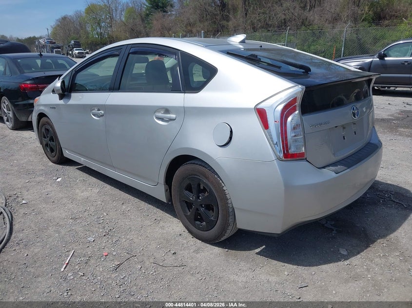 2013 Toyota Prius VIN JTDKN3DU3D0349331 IAAI salvage auction — FRONT END, Salvage Title, sold $3,875 on 2026-07-14 (photo 3)