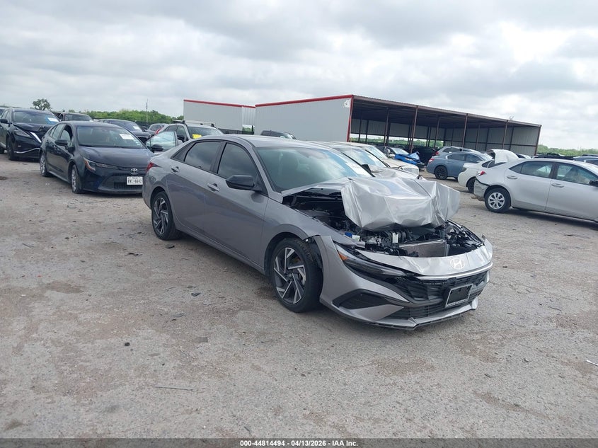 2025 Hyundai Elantra VIN KMHLM4DG4SU927722 IAAI salvage auction — FRONT END, Original (Texas), sold $2,450 on 2026-07-07 (photo 1)