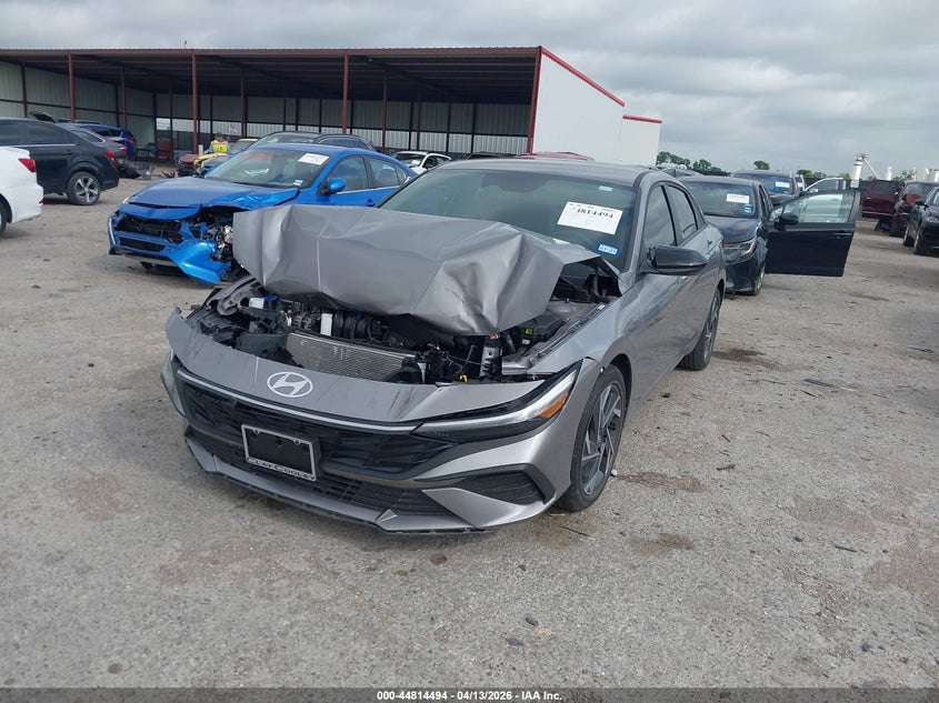 2025 Hyundai Elantra VIN KMHLM4DG4SU927722 IAAI salvage auction — FRONT END, Original (Texas), sold $2,450 on 2026-07-07 (photo 2)
