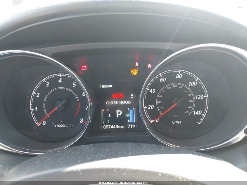 2020 Mitsubishi Outlander VIN JA4AR3AU2LU006824 IAAI salvage auction — FRONT END, Salvage Title, sold $2,575 on 2026-07-16 (photo 7)