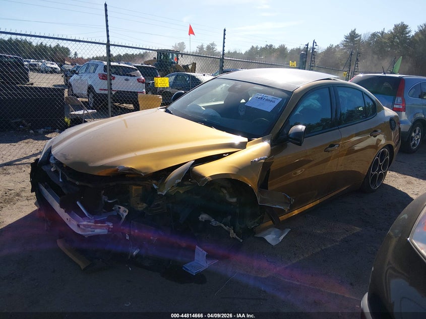 2023 Alfa romeo Giulia VIN ZARFANBN1P7669060 IAAI salvage auction — LEFT FRONT, Salvage Title, sold $4,050 on 2026-07-17 (photo 2)