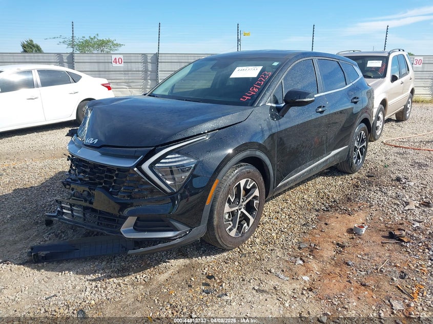 2025 Kia Sportage VIN 5XYK33DF6SG273523 IAAI salvage auction — FRONT END, Salvage (Alabama), sold $6,525 on 2026-07-21 (photo 2)