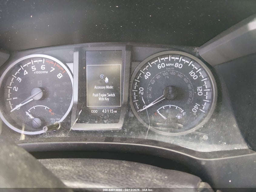 2021 Toyota Tacoma VIN 5TFCZ5AN6MX257428 IAAI salvage auction — ROLLOVER, Salvage (Nevada), sold $11,750 on 2026-07-10 (photo 7)