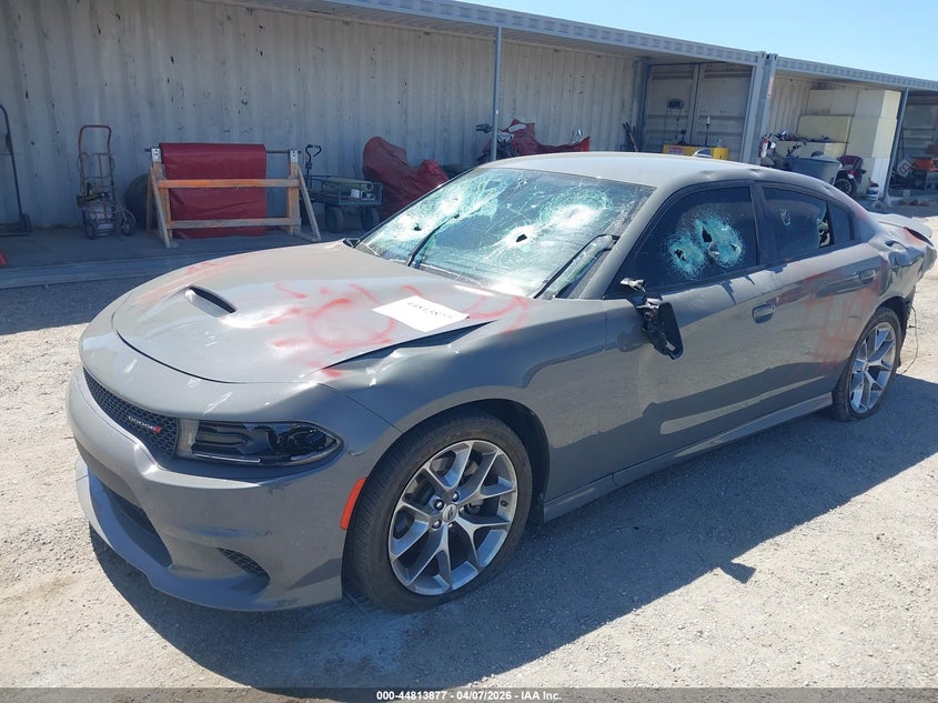 2023 Dodge Charger VIN 2C3CDXHG0PH583224 IAAI salvage auction — VANDALISM, Salvage Title, sold $675 on 2026-07-09 (photo 2)
