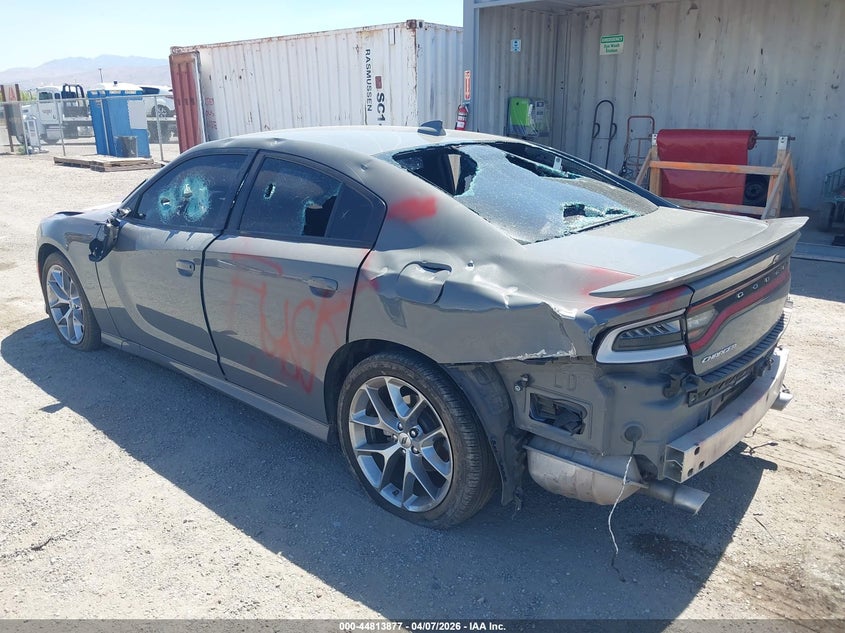 2023 Dodge Charger VIN 2C3CDXHG0PH583224 IAAI salvage auction — VANDALISM, Salvage Title, sold $675 on 2026-07-09 (photo 3)