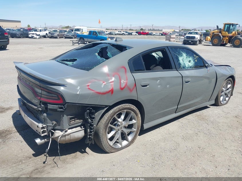 2023 Dodge Charger VIN 2C3CDXHG0PH583224 IAAI salvage auction — VANDALISM, Salvage Title, sold $675 on 2026-07-09 (photo 4)