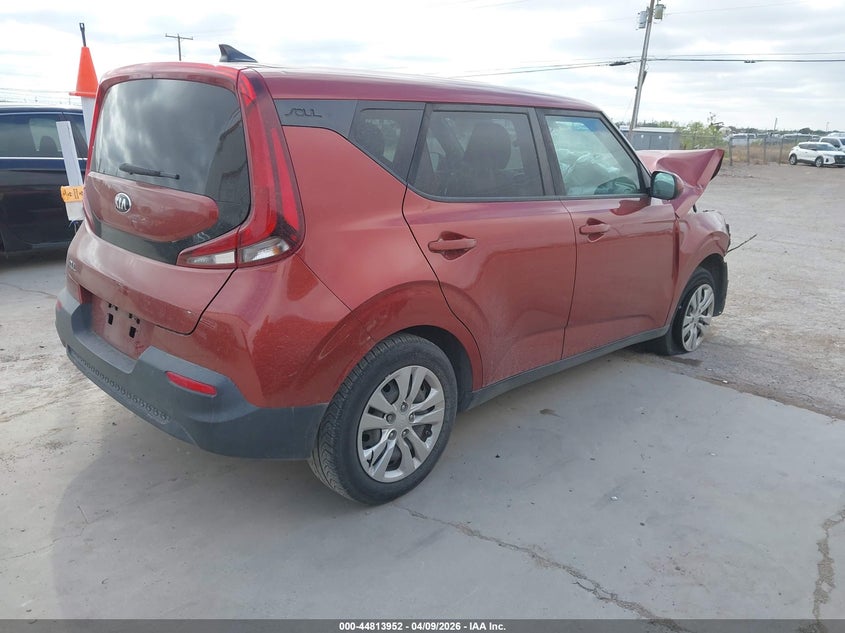 2020 Kia Soul VIN KNDJ23AU2L7084657 IAAI salvage auction — FRONT END, Salvage (Texas), sold $750 on 2026-07-30 (photo 4)